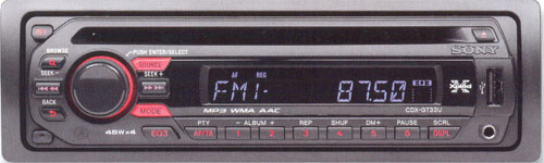 Автомагнитола Sony CDX-GT33U