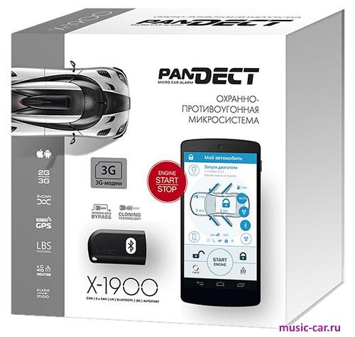 Автосигнализация с обратной связью и автозапуском Pandect X-1900 3G