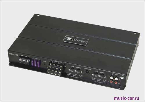 Автомобильный усилитель Phantom PSA 4.200 Автомобильный усилитель Phantom PSA 4.200