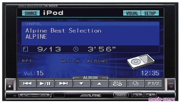 Автомобильная магнитола Alpine IVA-W202R Автомобильная магнитола Alpine IVA-W202R