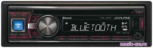 Автомобильная магнитола Alpine CDE-133BT Автомобильная магнитола Alpine CDE-133BT
