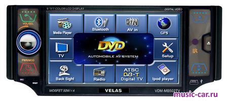 Автомобильная магнитола Velas VDM-MB502TV Автомобильная магнитола Velas VDM-MB502TV