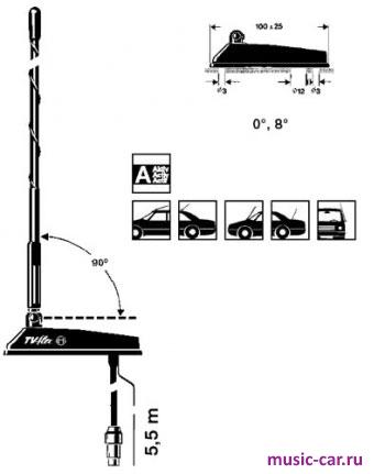Антенна Bosch TV-flex ATT Антенна Bosch TV-flex ATT