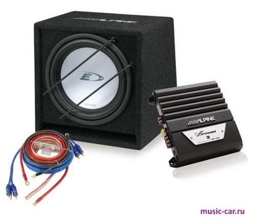 Сабвуфер в авто Alpine SBE-12KIT Сабвуфер Alpine SBE-12KIT