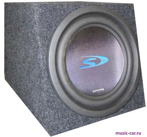 Сабвуфер в авто Alpine SWS-1043D box Сабвуфер в авто Alpine SWS-1043D box