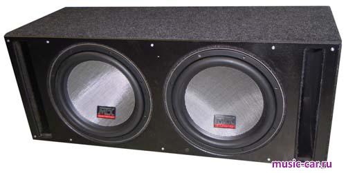 Сабвуфер в авто MTX T612-44x2 box Сабвуфер MTX T612-44x2 box