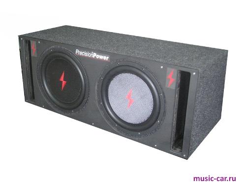 Сабвуфер в авто PPI PCX 124x2 vented box Сабвуфер PPI PCX 124x2 vented box