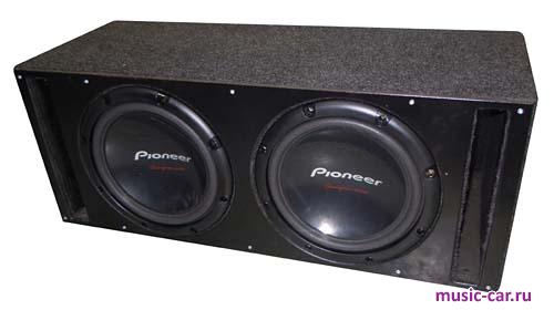 Сабвуфер в авто Pioneer TS-W309D4x2 box Сабвуфер Pioneer TS-W309D4x2 box